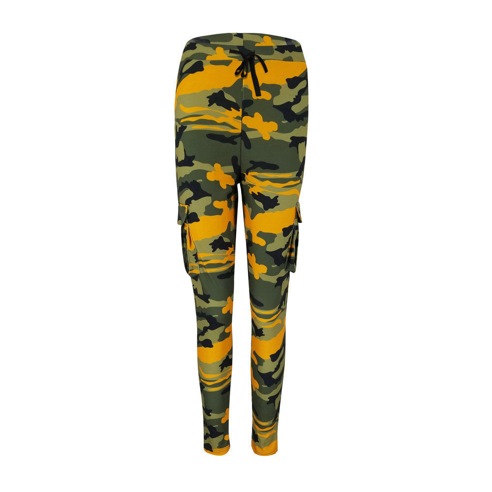 Sudoriferous Camouflage Casual Trousers