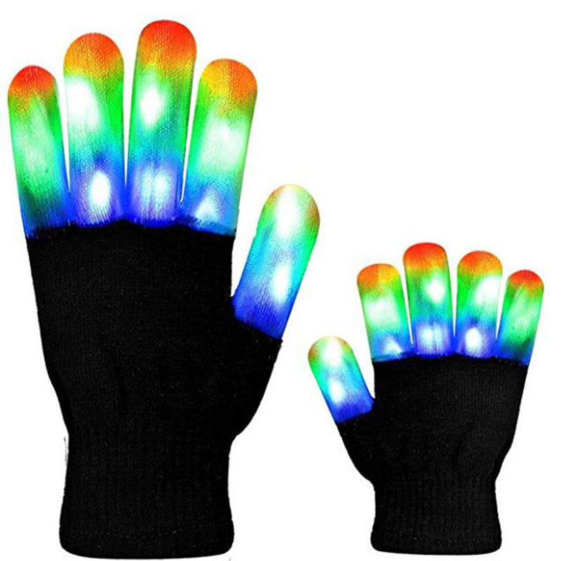 Snazzy Led Rainbow Glowing Gloves