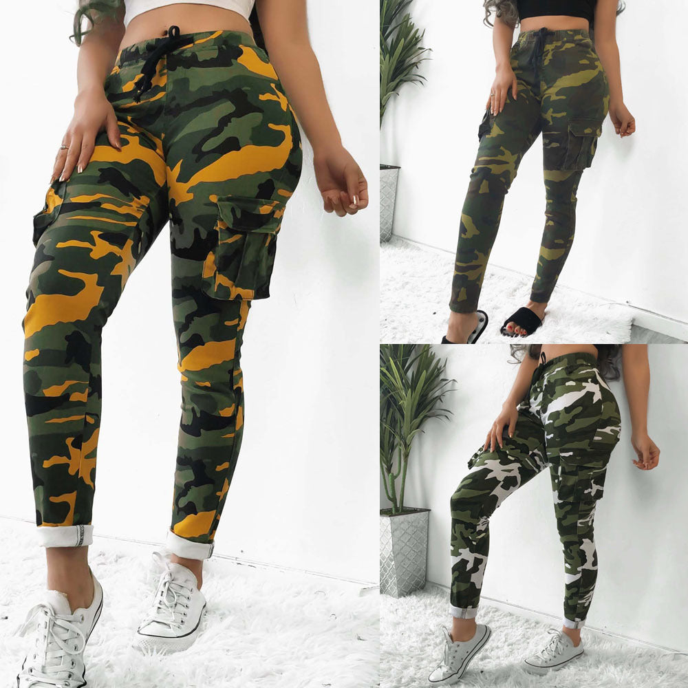 Sudoriferous Camouflage Casual Trousers