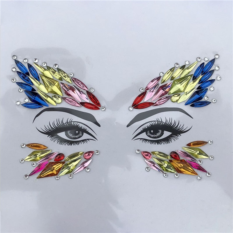 Succulence Collection  Rhinestone Adhesive Face Gems