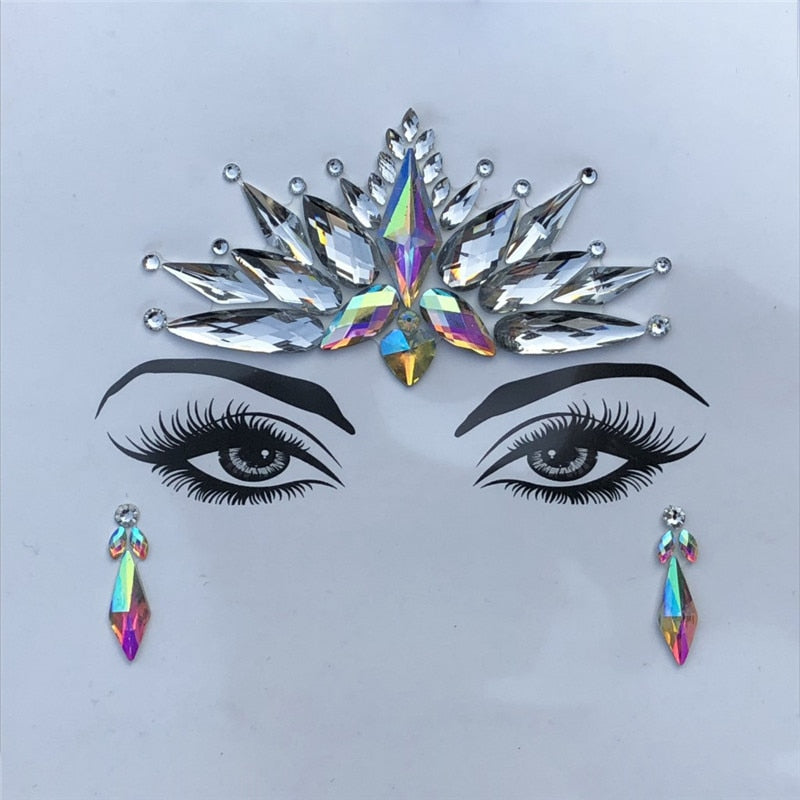 Succulence Collection  Rhinestone Adhesive Face Gems