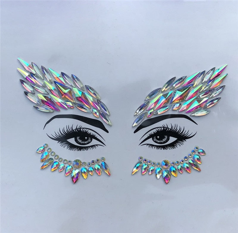 Succulence Collection  Rhinestone Adhesive Face Gems