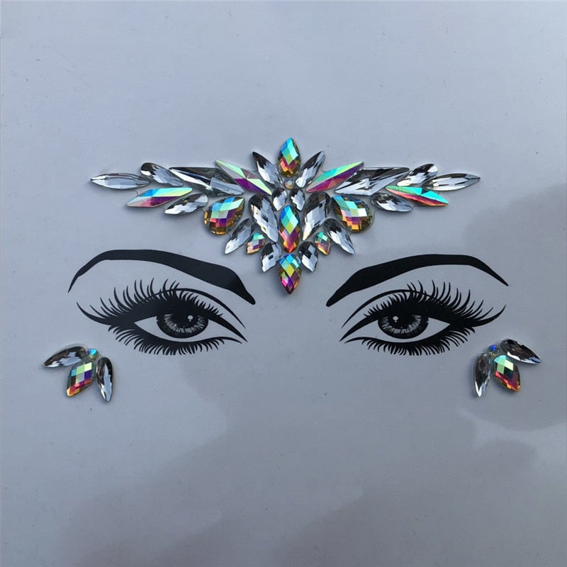 Succulence Collection  Rhinestone Adhesive Face Gems