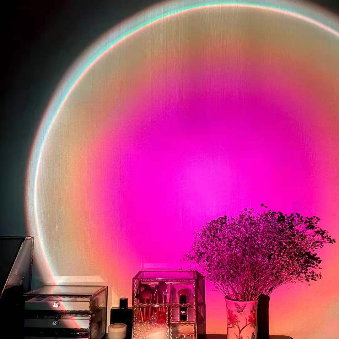 Snazzy Rechargeable Rainbow- Sunset Projection Atmosphere Lamp