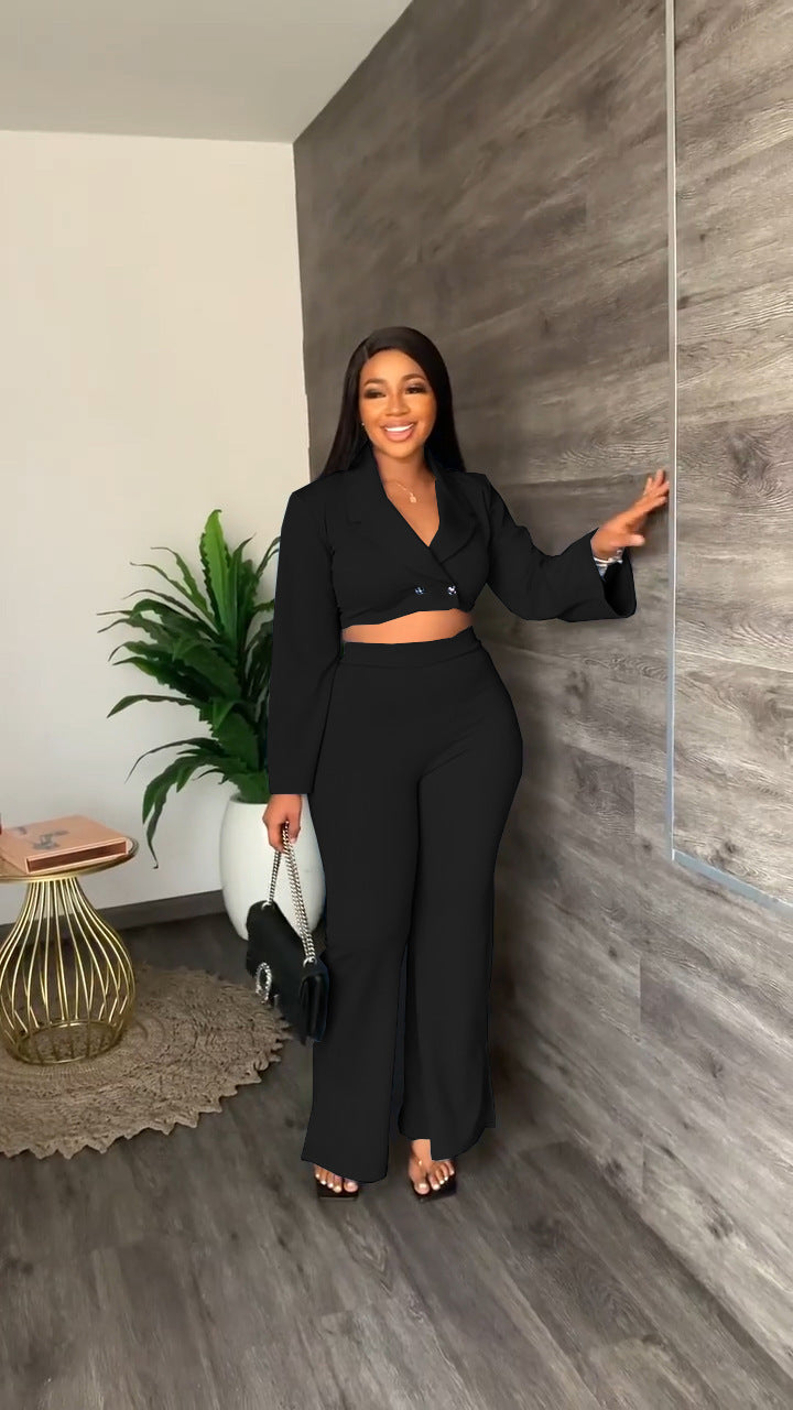 Sensational Essentials Two-Piece Pant Suit