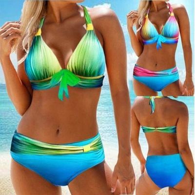 Succulence Collection Gradient Sexy Slim Bathing Suit