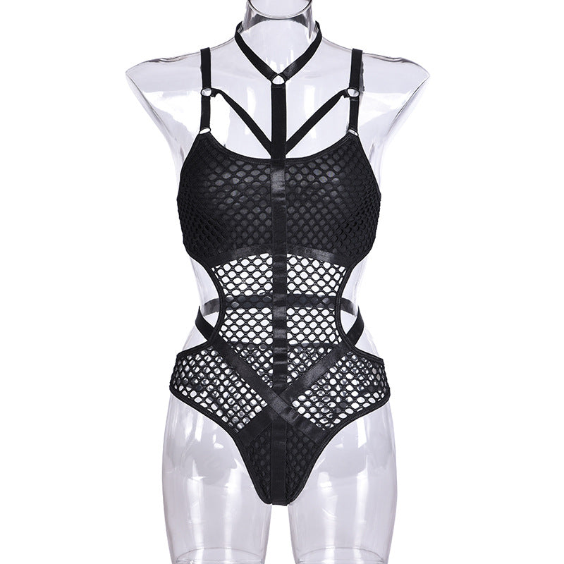 Succulence Collection Sexy Choker Cutout Bodysuit