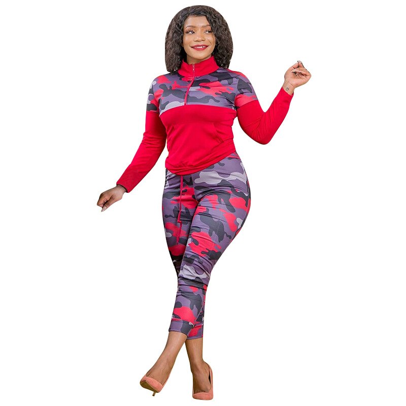 Sudoriferous Essentials Two-Piece Camouflage Outfit