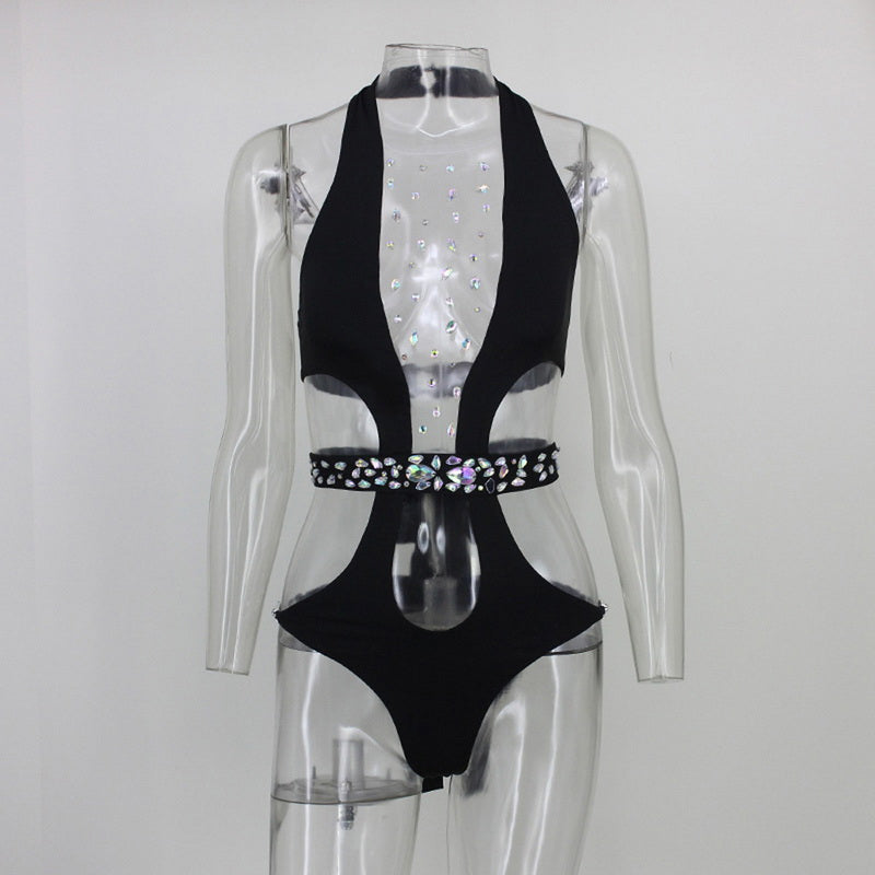 Succulence Collection Sexy One Piece Swimwear Studded Beachsets