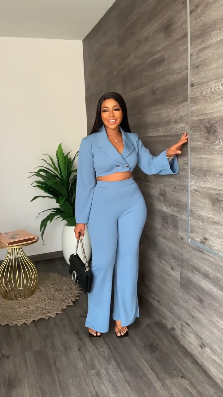 Sensational Essentials Two-Piece Pant Suit