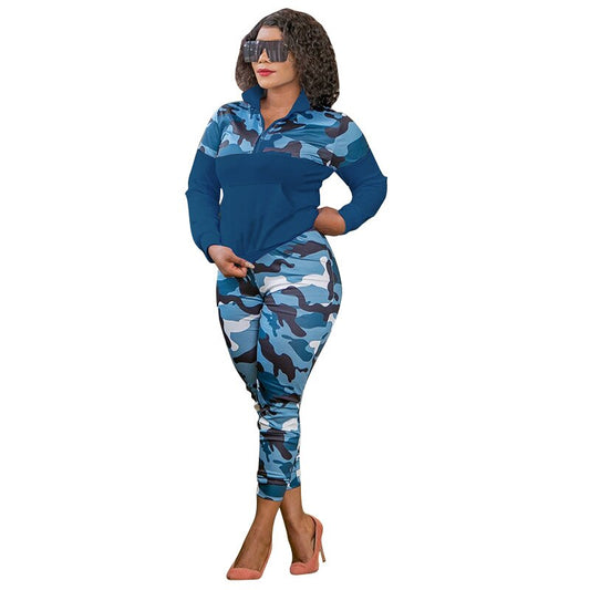 Sudoriferous Essentials Two-Piece Camouflage Outfit