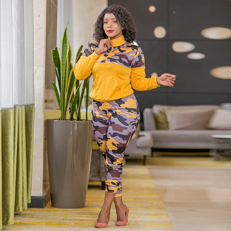 Sudoriferous Essentials Two-Piece Camouflage Outfit