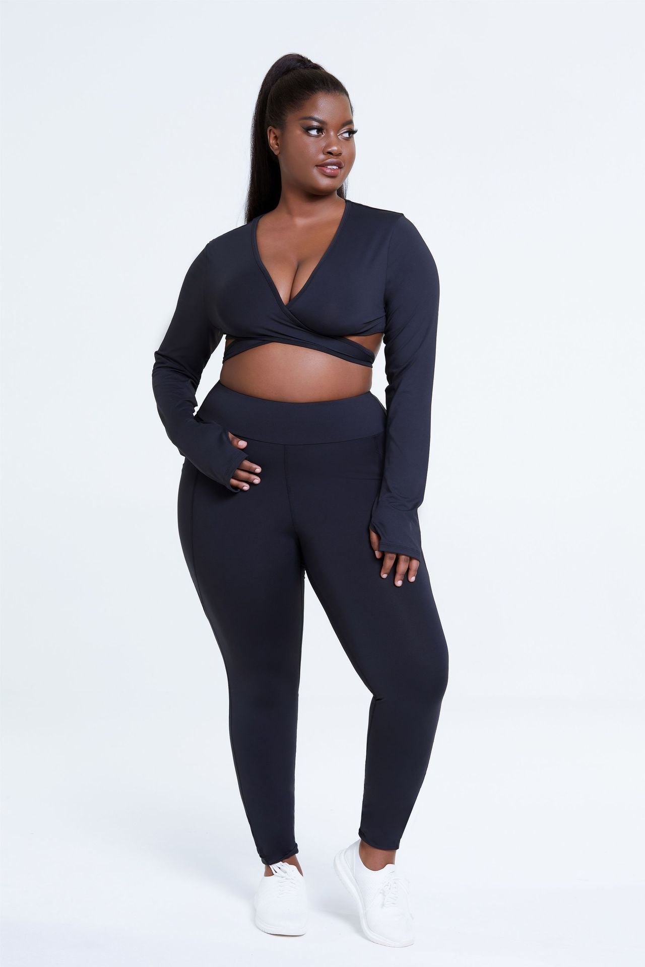 Succulence Collection Two-piece Yoga Suit