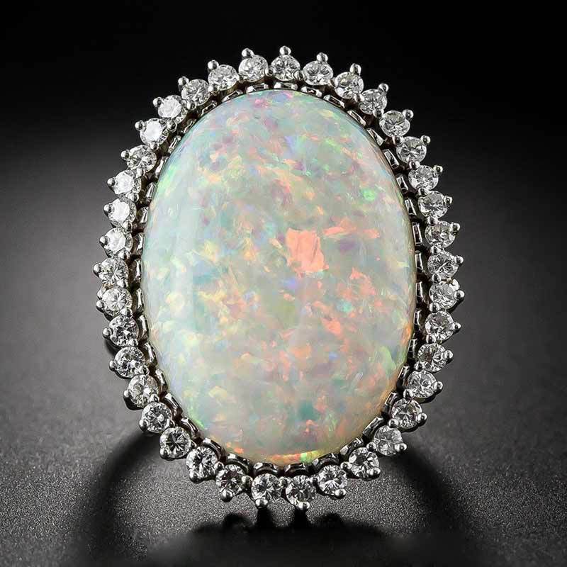 Statement Lady Fashion Stylist Opal Ring