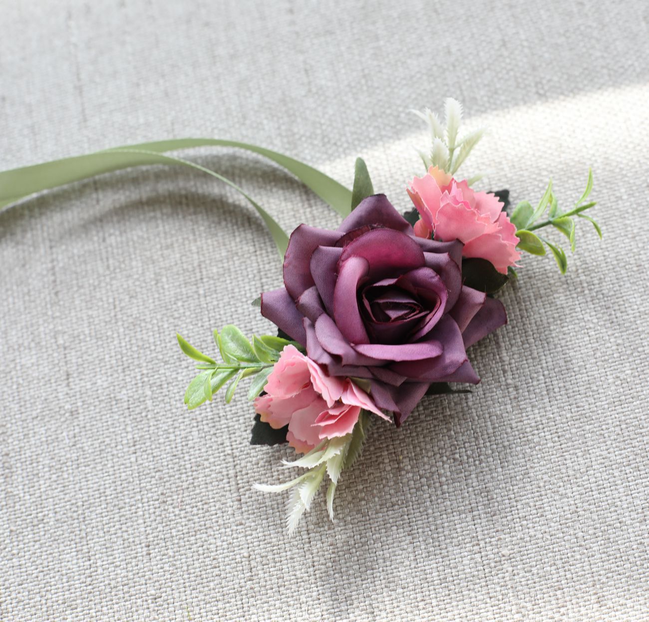 Statement Lady Floral Decoration Simulation Rose Wrist Corsage